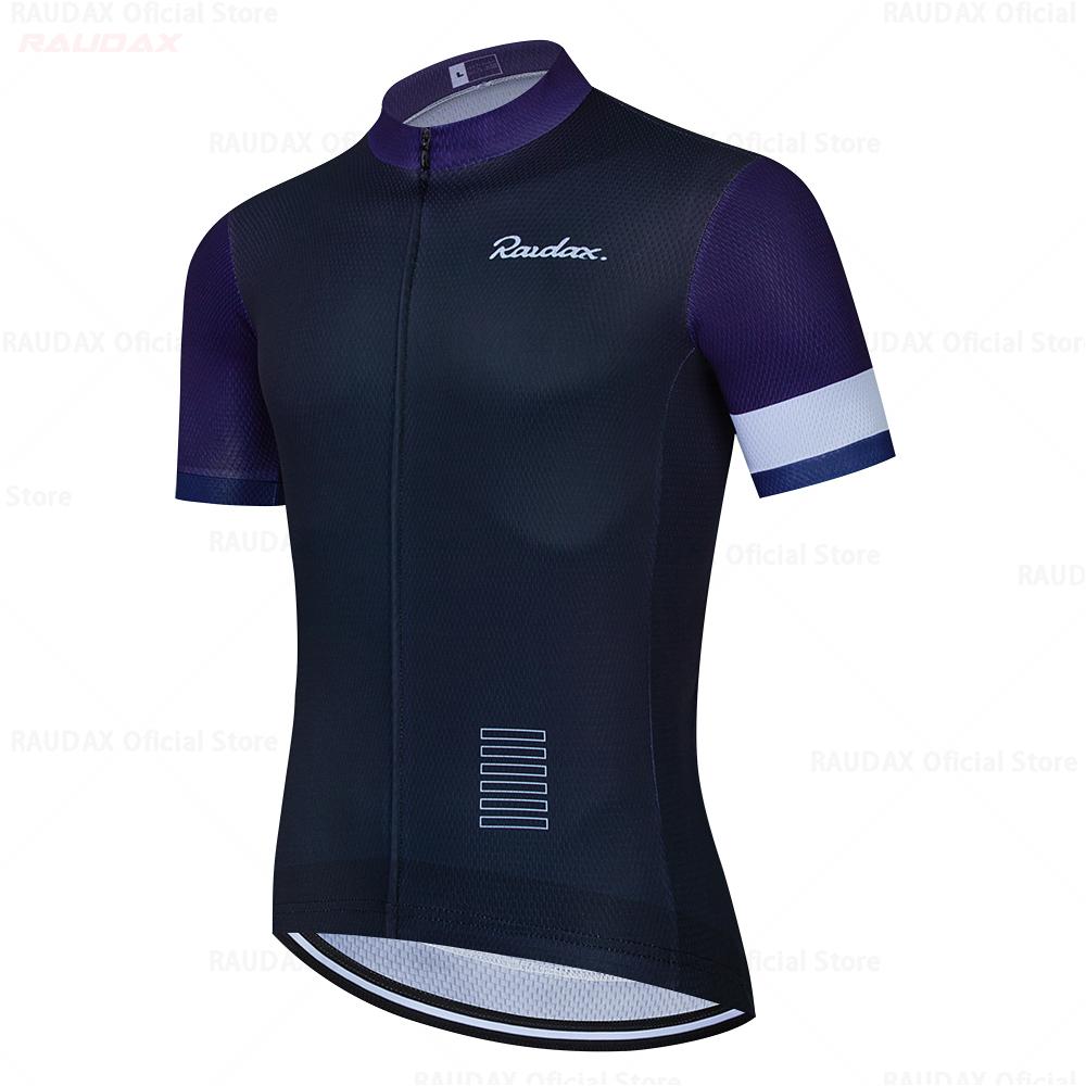 Cycling Jersey 2026 Team Raudax Cycling Clothing 19D Mountain Bike Bib Shorts MEN Bike Jersey Set Ropa Ciclismo Hombre