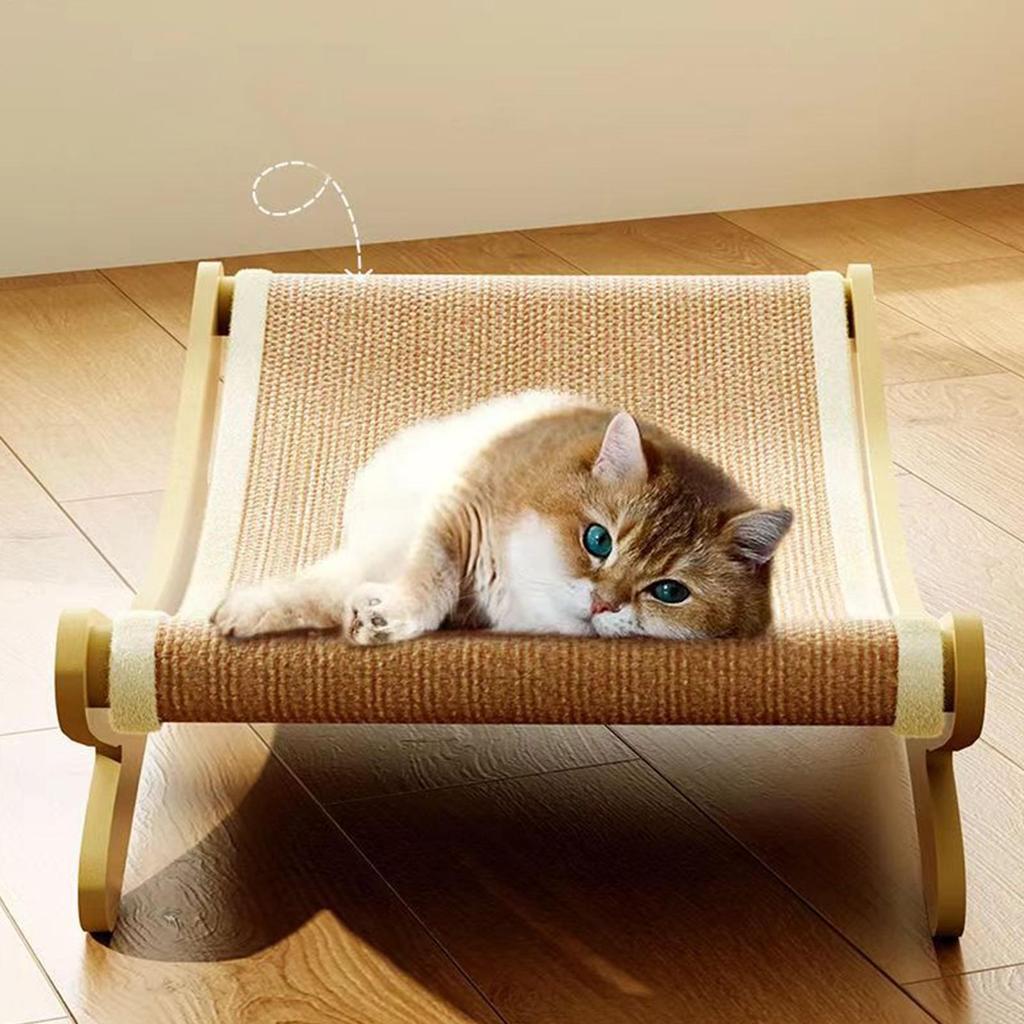 Cat Scratching Bed Pad Sisal Kitten Bed Furniture Protector Indoor wear-resistant cat lounge for Floor Couch Wall Carpet