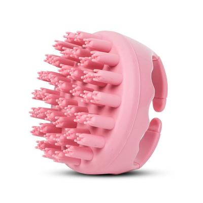 Dingdongpet Pet Round Shampoo Massage Brush 90 X 78 Mm, Pink, 1 Piece, Korean Pet Shampoo