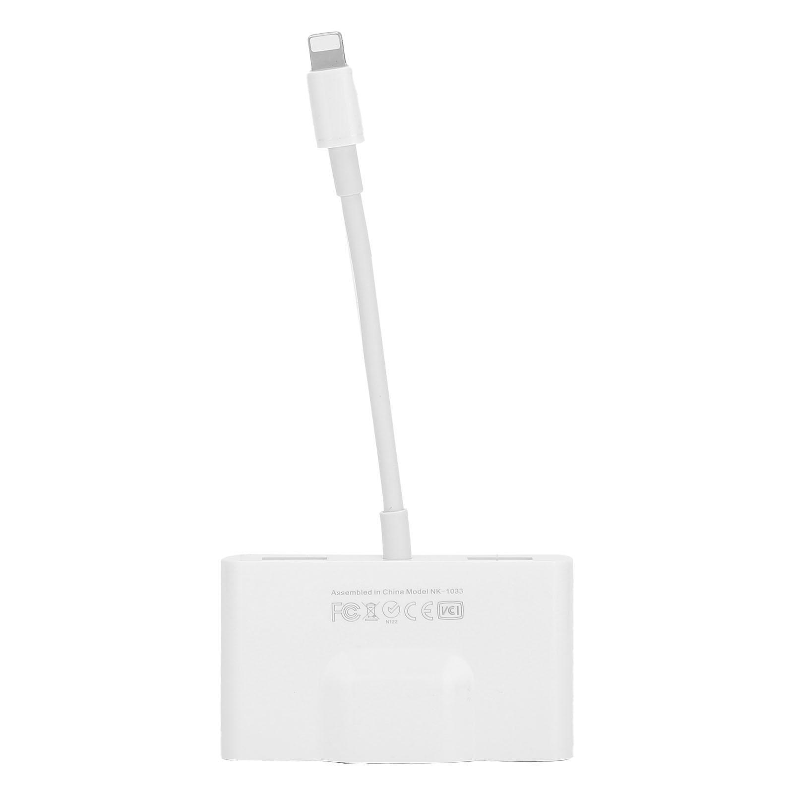 

RJ45 5 в 1 USB-хаб Док-станція OTG Ethernet-конвертер 3,5 мм аудіороз єм Адаптер