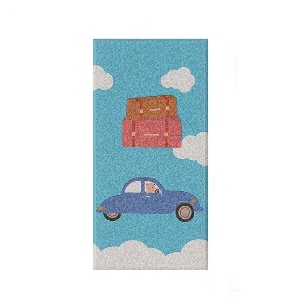 New Anti-collision 3D Wall Sticker Cute Cartoon Self-adhesive Soft Cushion Thicken Waterproof Wall Mat Pad Kids Bedroom