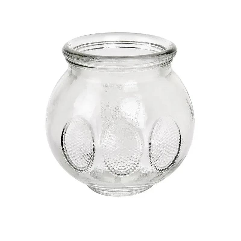 6/12pcs Thickened Glass Chinese Vacuum Cupping Set Acupuncture Massage Cup Therapy Explosion-proof Glass Cupping Gift Set