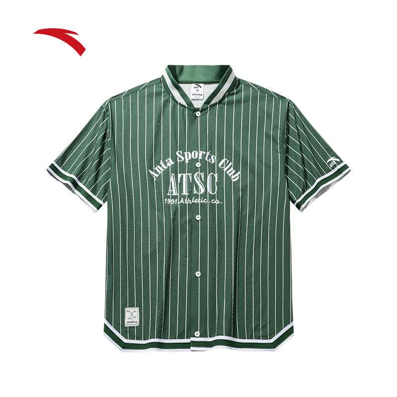 Anta Men s Retro Striped Quick-Dry T-Shirt M