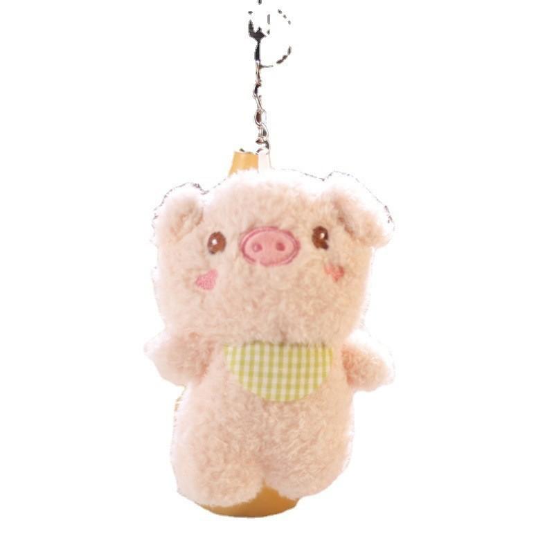 Adorable Plush Bear Keychain Ultra Soft Stuffed Animal For Bags And Keys 11cm