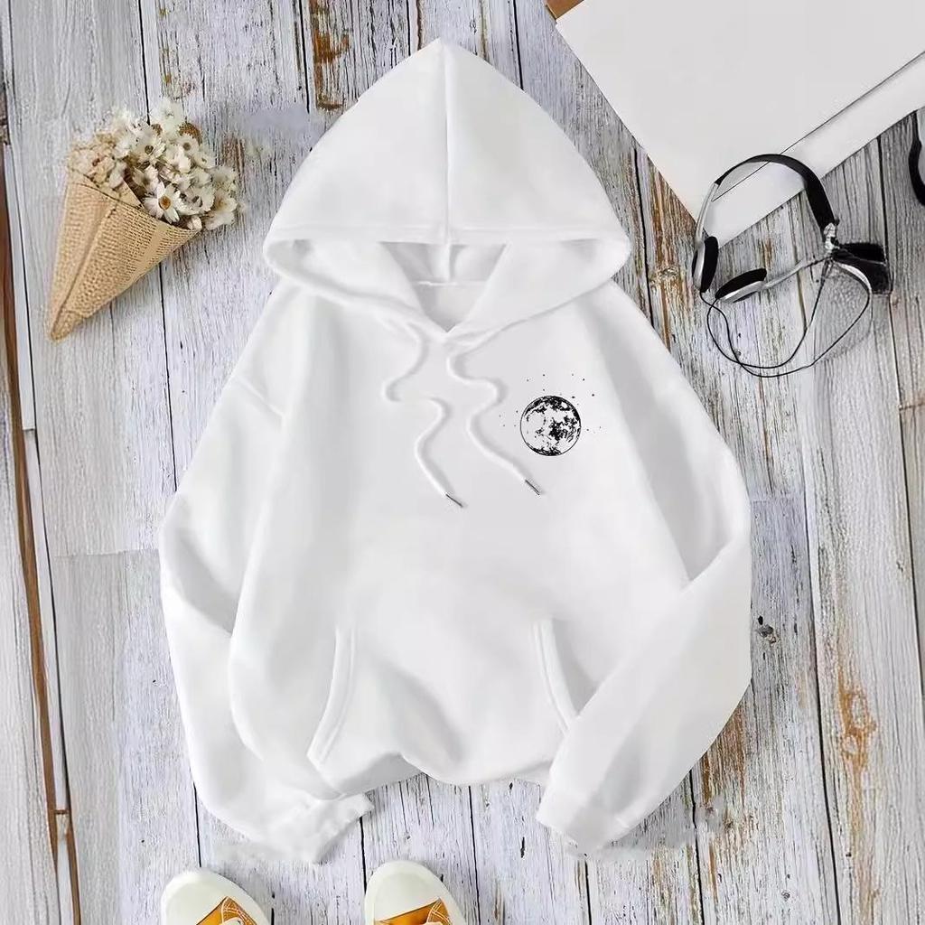 2024 Damen Europäischer & Amerikanischer Bedruckter Rundhals-Pullover
