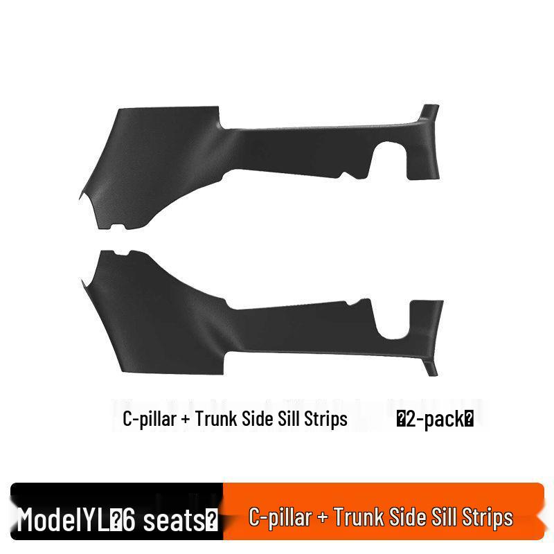 Tesla Model Y/3/YL Front & Rear Tailgate Protection Strips and Door Sill Plates with Free Shipping