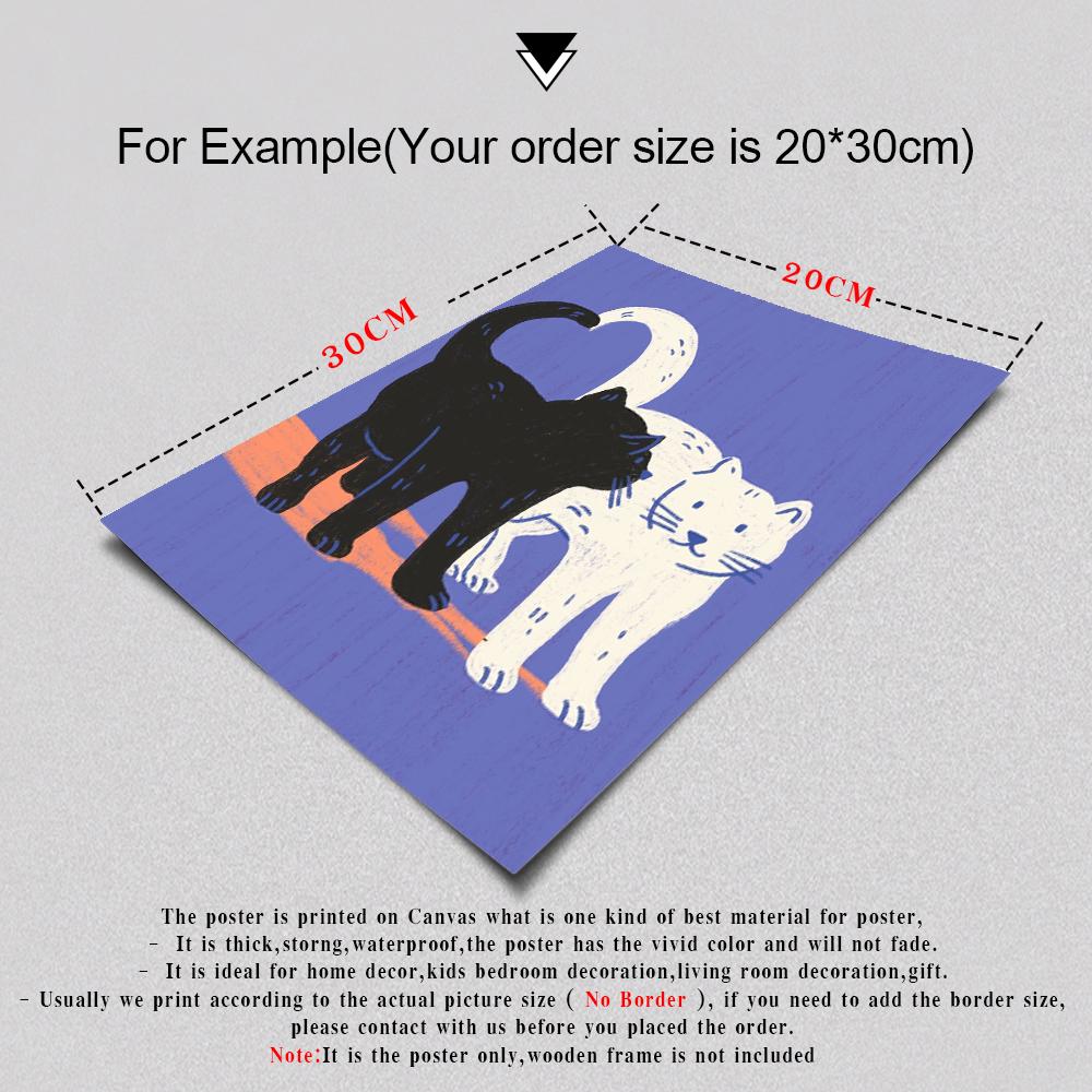 Modern Funny Cute Animals Duck Cats Rabbit Wall Art Canvas Painting Nordic Posters And Prints Nursery Pictures Living Room Decor