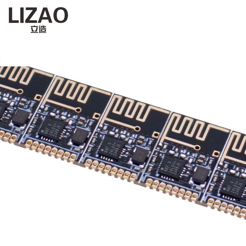 LIZAO 5/10 Stück NRF24L01+ 2,4G Drahtloses Sendeempfänger-Modul-Kit Mini Power Enhanced SMD-Version für Arduino Roboter Drahtlose Projekte