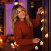 Halloween Decorative String Lights Ghost Pumpkin Witch Design for Outdoor Scene Setup Holiday Lighting Battery Operated