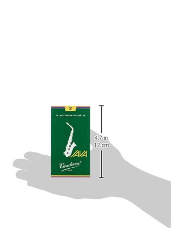 Vandoren Alto Saxophone Reed JAVA Hardness 2 (10 Pieces)