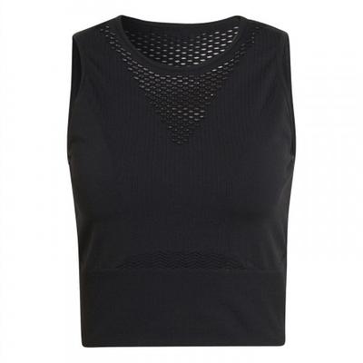 Womens/Ladies Aeroknit Cropped Vest Top