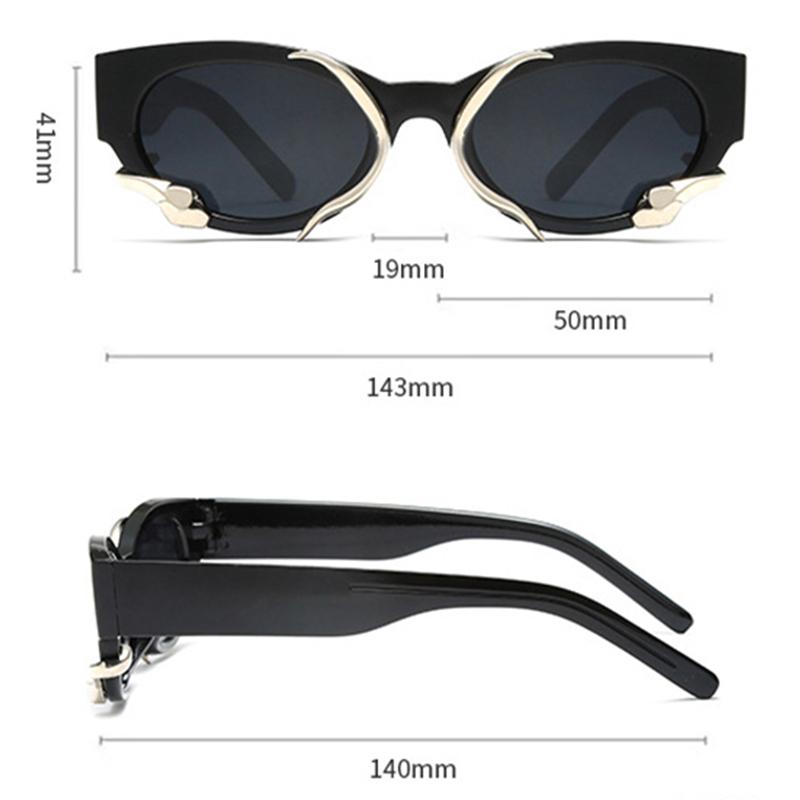 New Vintage Oval Sunglasses Women  Designer Sun Glasses Women/Men Cat Eye Retro Fashion Eyewear UV400 Gafas De Sol