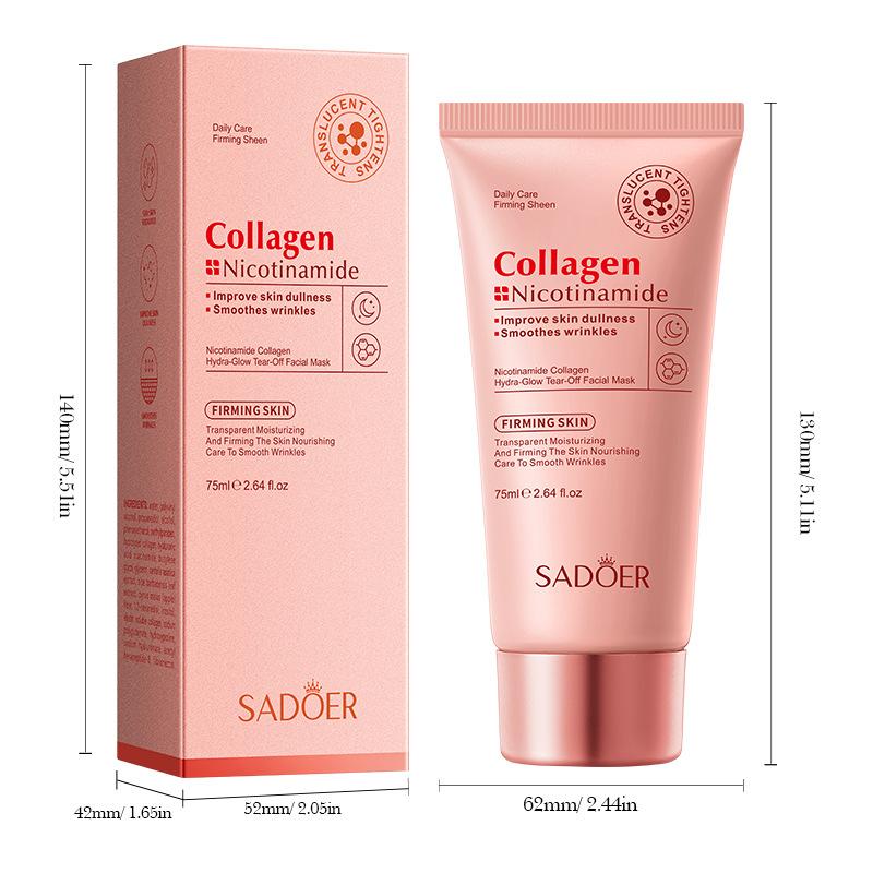 Niacinamide Collagen Tear Mask 75ml Moisturizing Water Gloss Mask Skin Care Products