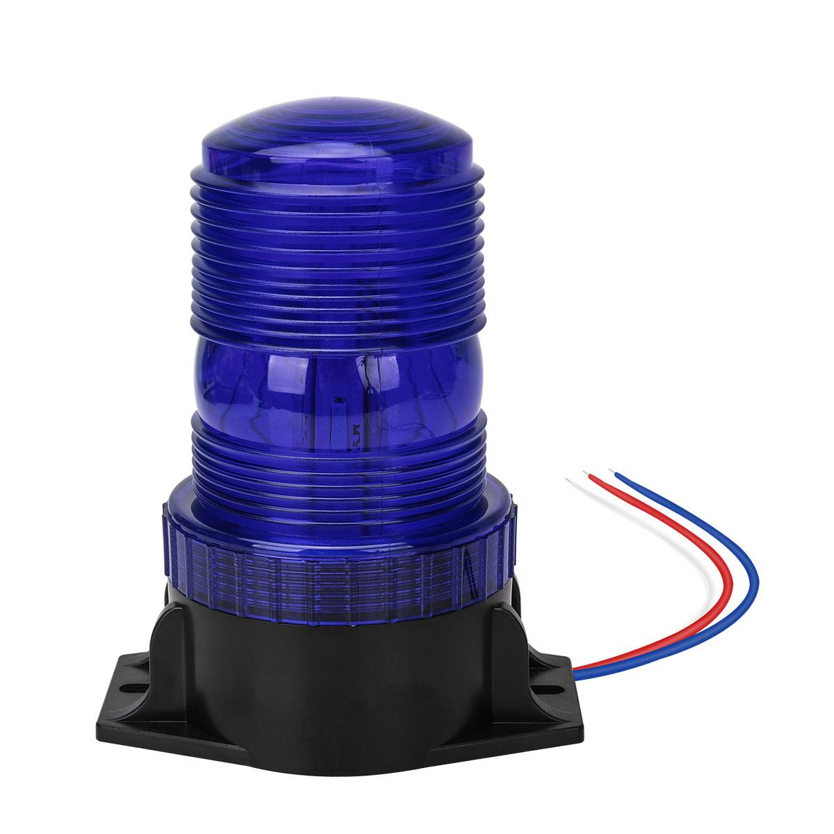 

LED Warning Strobe Light Beacon Police Warning Flash Lamp Emergency Car Top Signal Traffic Light 12V 24V for Truck Accessories синий