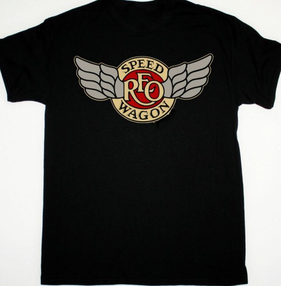 REO Speedwagon Band Logo T-shirt Black Cotton All Sizes S To 5Xl