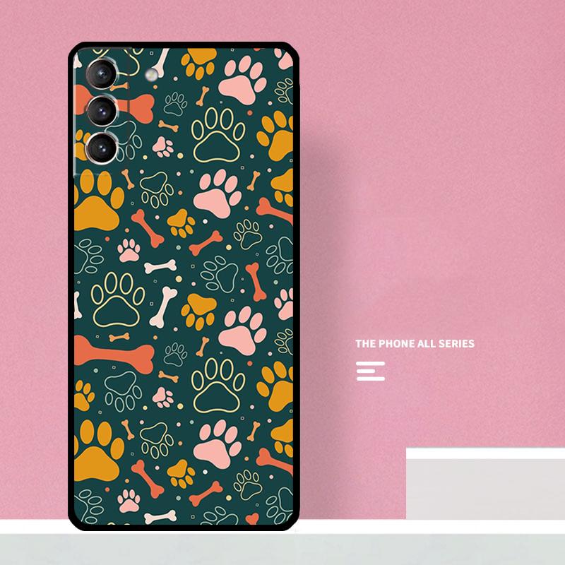 

Dog Paw Phone Case For Samsung Galaxy S25 S26 Ultra S20 S21 S22 S23 S24 Plus S10 S25 FE Cover Coque Galaxy S20