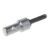 4 PCS Carbon Steel Drill Bit Adapter 2 Pits 2 Slots SDS Shaft Earth Auger Adapter Stable Connection Round Shank Drill Adapter