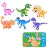 Montessori Baby Puzzle Lernspielzeug für Kinder 2 bis 4 Jahre Kleinkind 3D Holzpuzzles Kinder Blechdose Puzzle Spiele Spielzeug