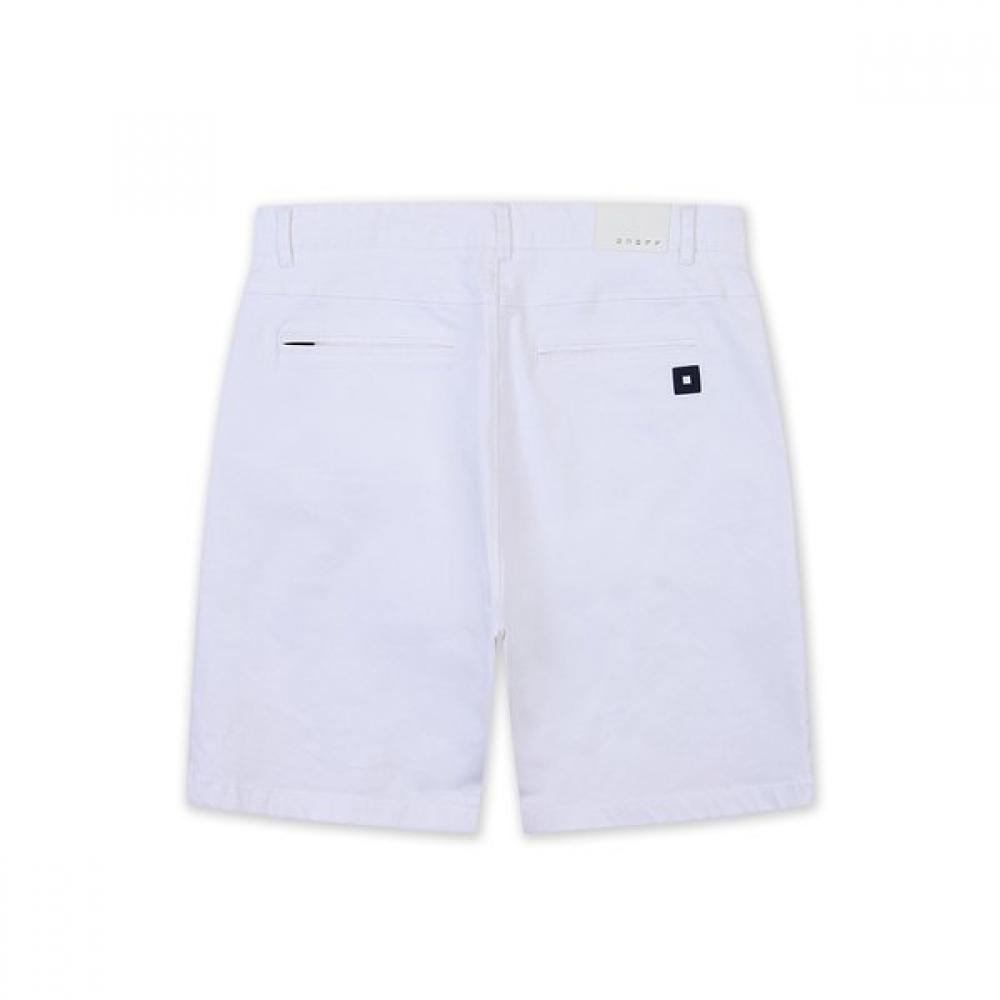 Onoff Men S Stretch Cotton ShortS Of5702ga White