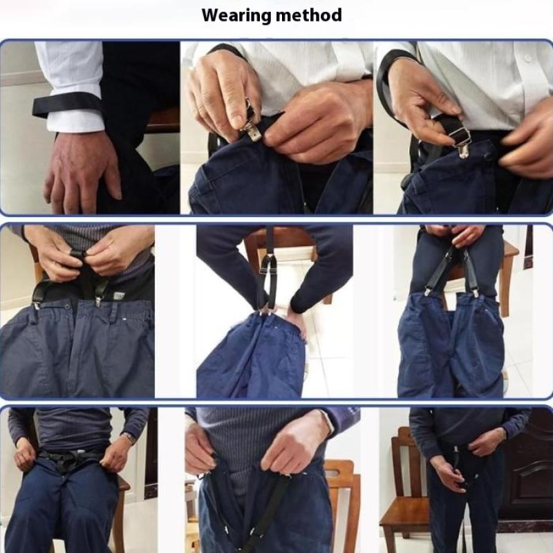Strumento di Assistenza per Indossare i Pantaloni Aiuto per Tirare i Pantaloni Pieghevole Presa Forte Dispositivo Ausiliario per Vestire i Pantaloni Regolabile per Anziani