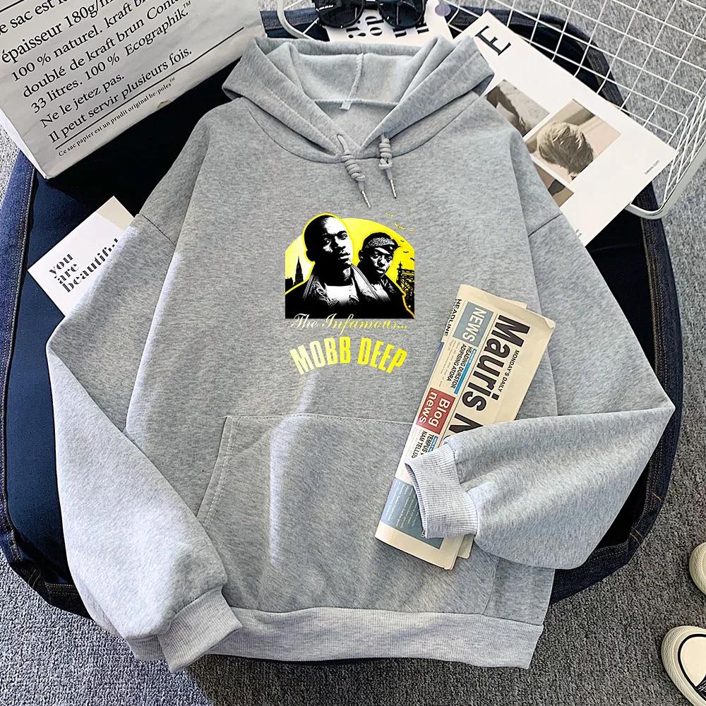 Mobb Deep Beliebte Grafik Hoodies Funko Pop Hip Hop Sweatshirt für Herbst/Winter Bequeme Kleidung Moletom Fashion Pullover