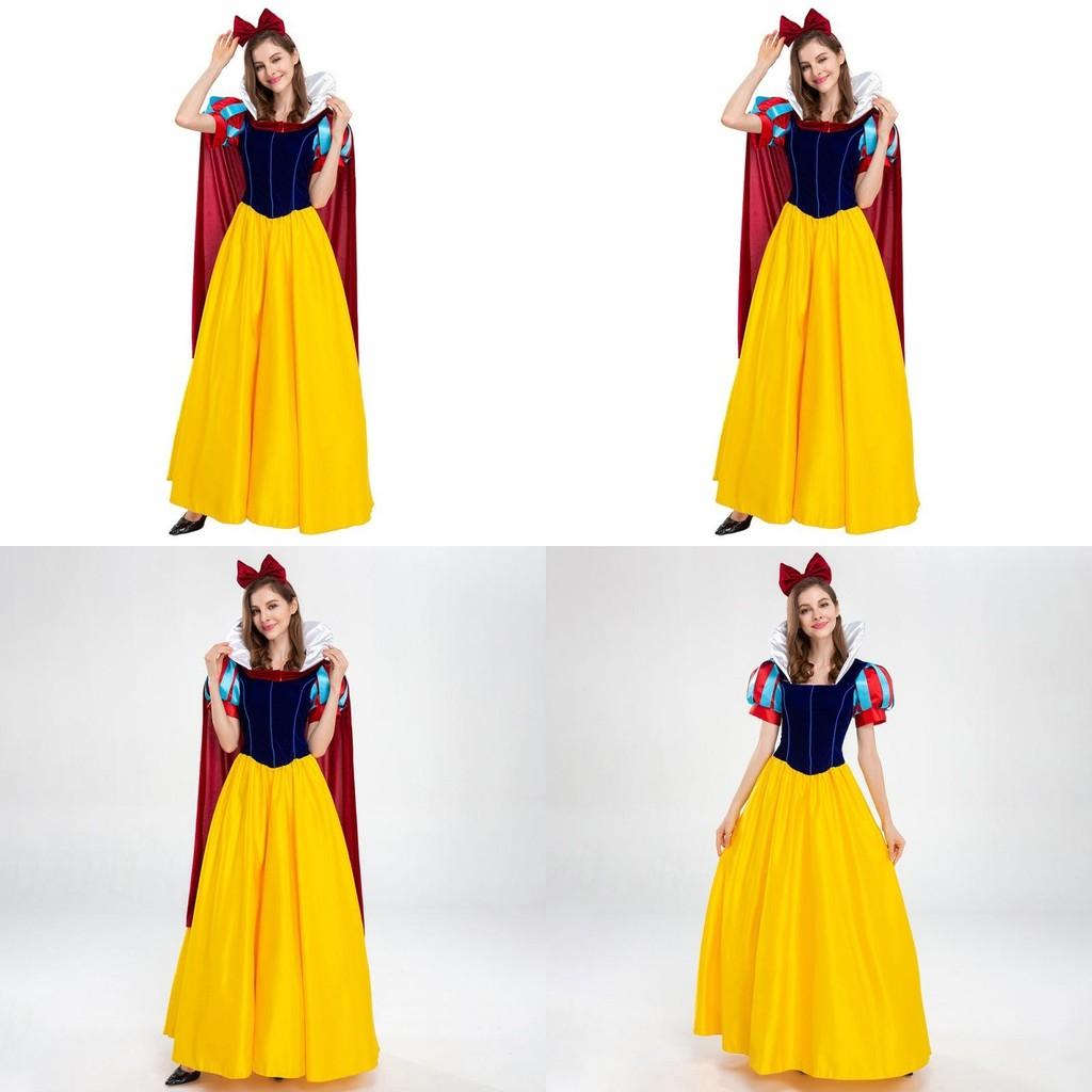 Elegantes Schneewittchen-Kostüm für Erwachsene für Veranstaltungen mit Fantasie-Thema und Halloween