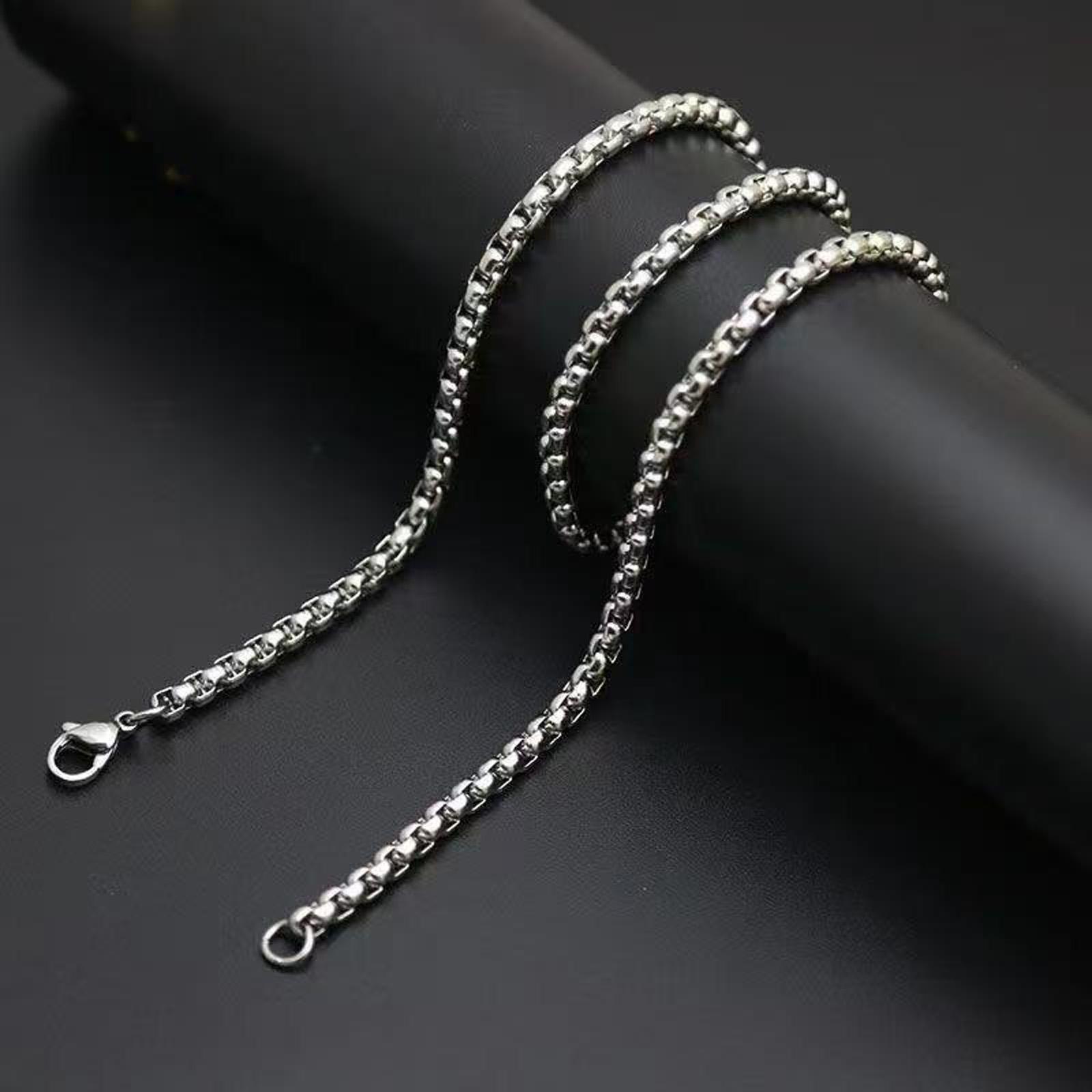 

Hip Hop ChainStainless Steel Chains Necklaces For Men Hip Hop Jewelry For Women Him Birthday Everyday Gift One Size