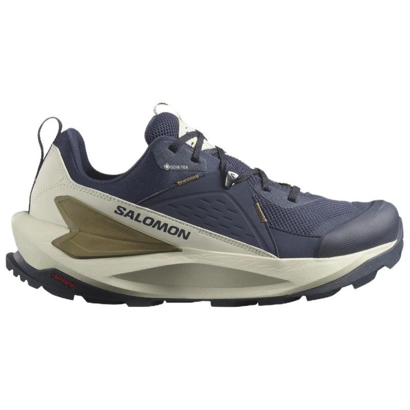 SALOMON Elixir Anti-Slip Wear-Resistant Low-Top Trekking Shoes Men's Blue Sneakers L47565700