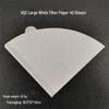 SX Natural Fan-Shaped Hand Pour Coffee Filters (3-4 Cup, 200 Count)