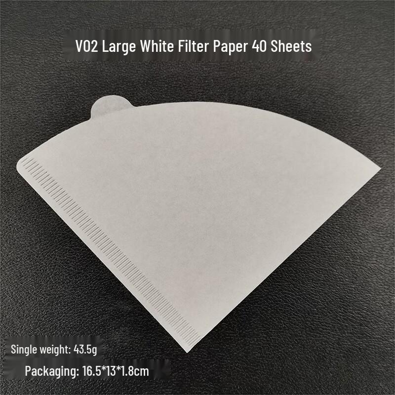 SX Natural Fan-Shaped Hand Pour Coffee Filters (3-4 Cup, 200 Count)