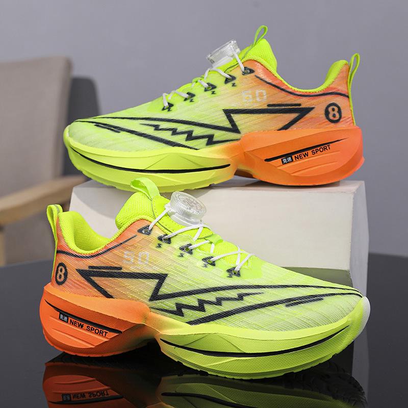 Red Hare 8 PRO: Ultra-light Soft Sole Running Shoes with Shock Absorption, Carbon Plate Rebound, and Rotating Buckle for Kids.