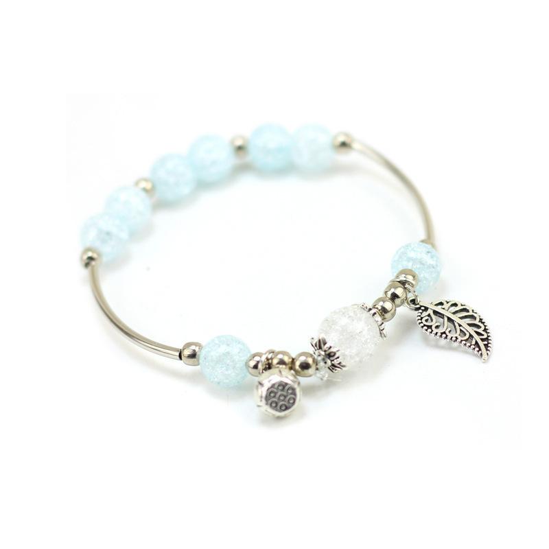Candy Color Hollow Leaf Bracelet, High-End Girl Fresh And Sweet Bracelet, Fashionable Versatile Bracelet, Bracelet, Bracelet.