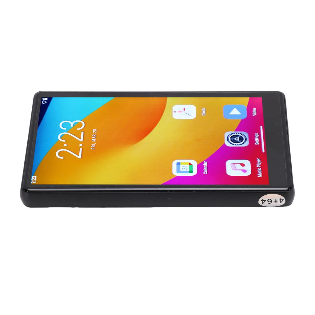 Reproductor MP3 de 5,0 Pulgadas HD Pantalla Táctil Completa 4G 64G WiFi Bluetooth 5.0 Reproductor de Música MP3 con Radio FM Libro Electrónico
