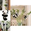 Mini Cute Panda Plush Gripper Perfect For Home Decorations And Gifting!