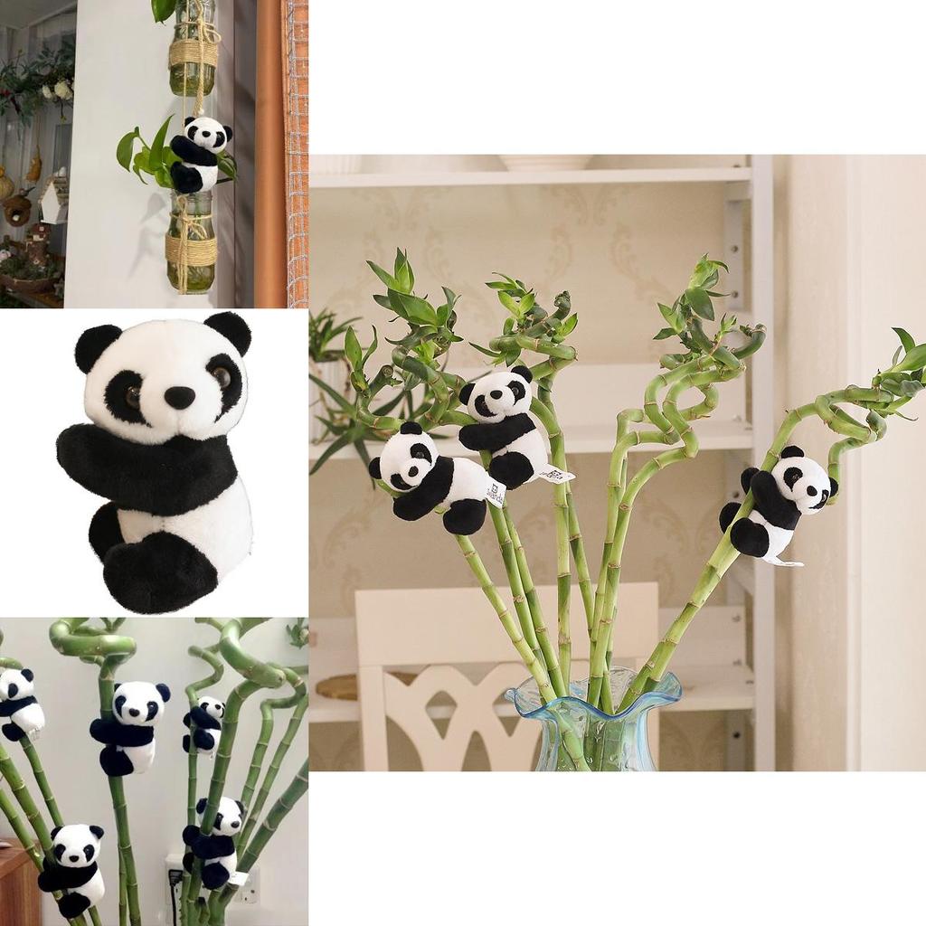 Mini Cute Panda Plush Gripper Perfect For Home Decorations And Gifting!