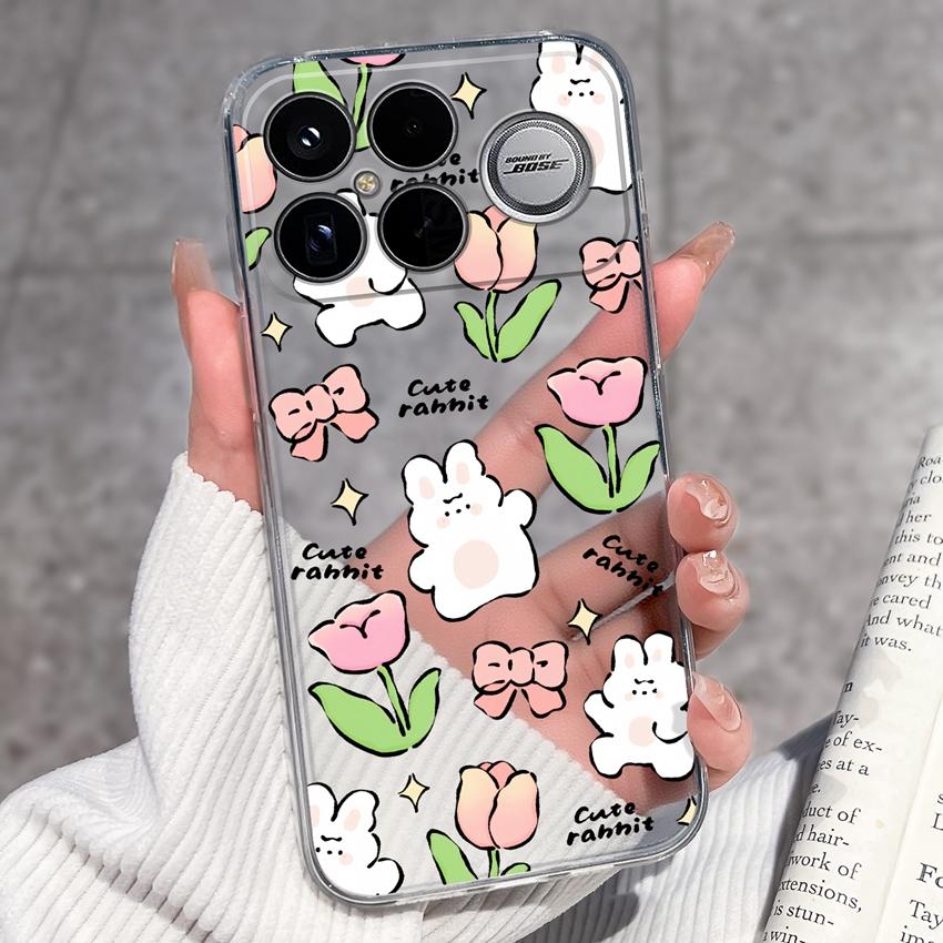 Covers For Xiaomi Poco F8 Ultra F8 F5 Pro F3 C50 C40 Mi Note 2 3 Transparent TPU Phone Case Cute Pet Dog Soft Silicone Dustproof Shell For Xiaomi Capa