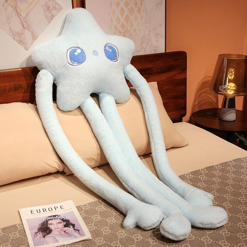 Stretchable Flower And Star Plush Pillow For Home And Bed
