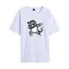 Cute And Fresh Style Unicorn Print T-shirt Cotton Short Sleeve Pullover For Women