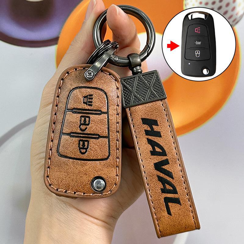Haval Autoschlüsselhülle für H6, Big Dog, F7, Xiaolong MAX, Roter Hase, H5, Beast, H9 - High-End Tasche für 23 Modelle