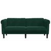 Sofa Dwuosobowa, Ciemnozielona, Aksamit