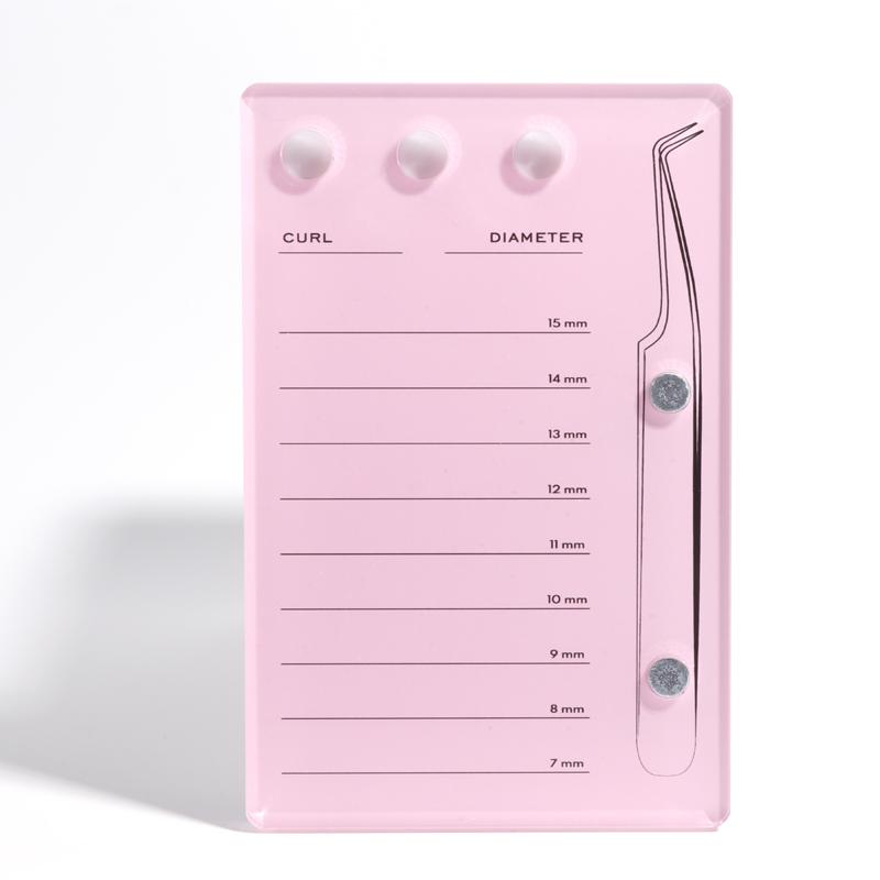 RISI New Design Wholesale Lash Tiles Custom Lash Tiles With Size 3 in 1 Lash Tile With Magnet розовый