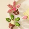 4Pcs Leaf Shape Food Sealing Clips Magnetic Refrigerator Bag Clips Multi-Function Decorative Chips Clip Set for Potato Chips Coffee