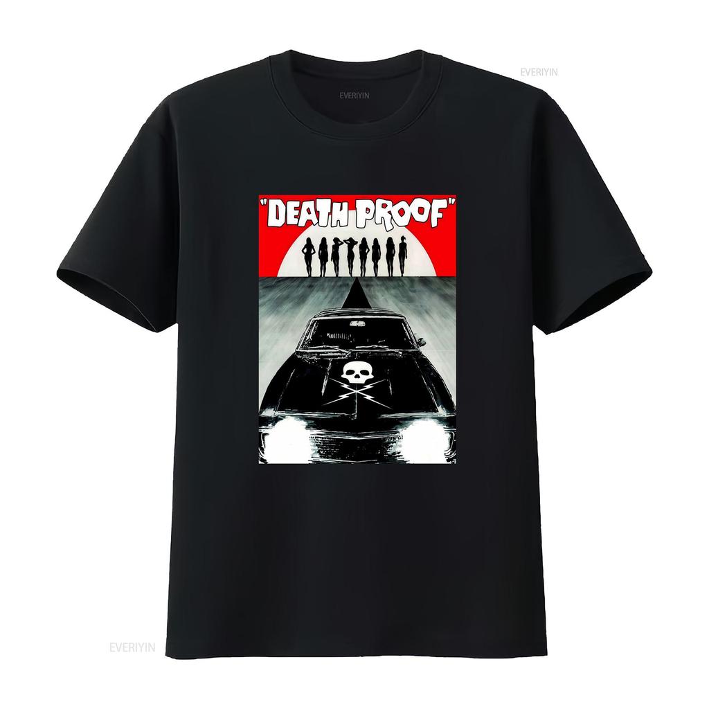 Death Proof StuntUnisex Mike Tarantino Russ Meyer Cult Movie T Shirt M Vintage Washed Top For Everyday Wear Homme Soft