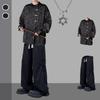 Men's Chinese National Style Long Sleeve Set: Spring/Autumn Pan Buckle Jacket - Versatile Fashion