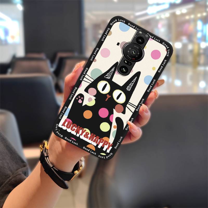 Soft Case Fashion Design Phone Case For Sony Xperia Pro-I Durable Back Cover Shockproof Phone Pouch Graffiti Waterproof