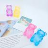 Clear Bear Squeeze Stress Relief Toy Anxiety Bear Stress Glitter Sugar Ball Sensory