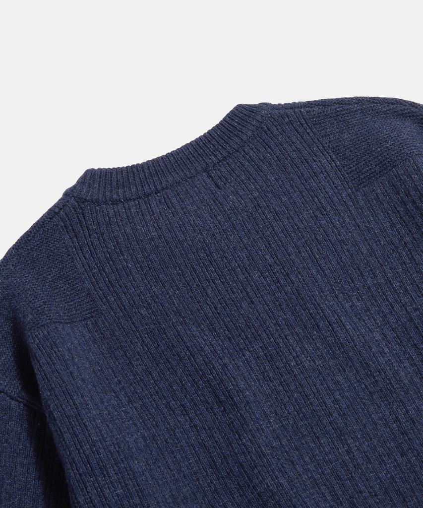 ESPIONAGE Commando Knit Sweater Dusty Navy