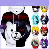 Danganronpa Monokuma Hoodie Außergewöhnlich Weicher Unisex-Pullover für Anime-Fans