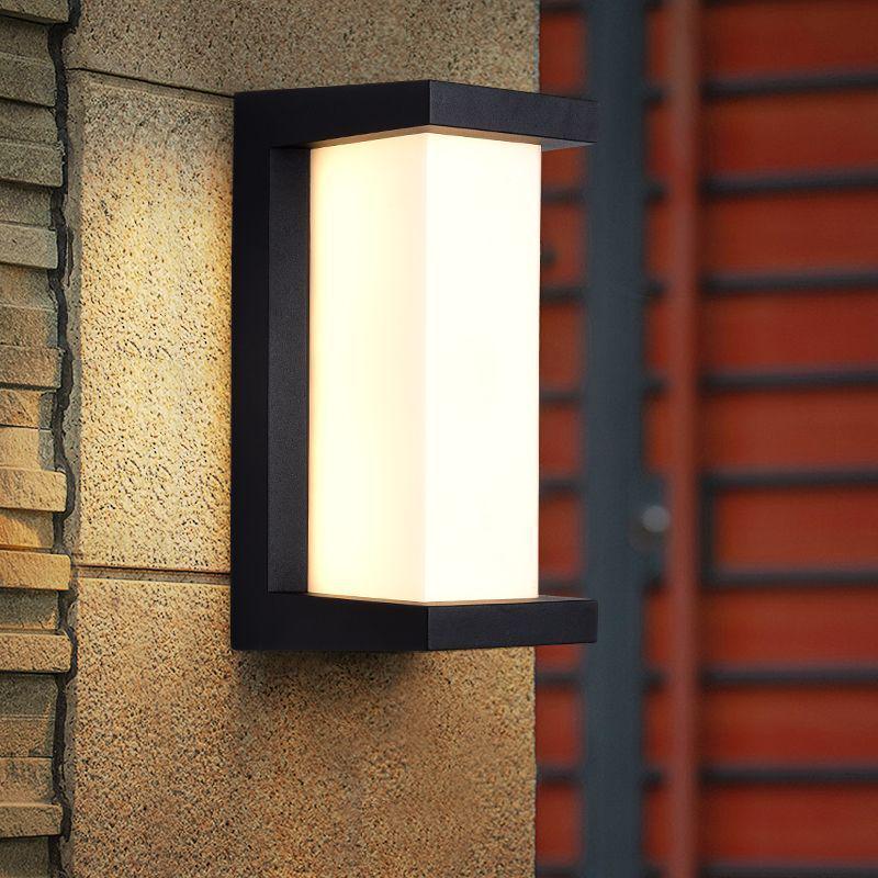 Waterproof LED Outdoor Wall Light for Staircase, Terrace, Corridor, Garden, Villa, or Aisle.