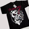 Overlord Ainz T-Shirt Skelett Anime Manga Geschenk Shirt für Männer und Frauen Sommer Baumwolle Bequem Locker Mode Kurzarm Top